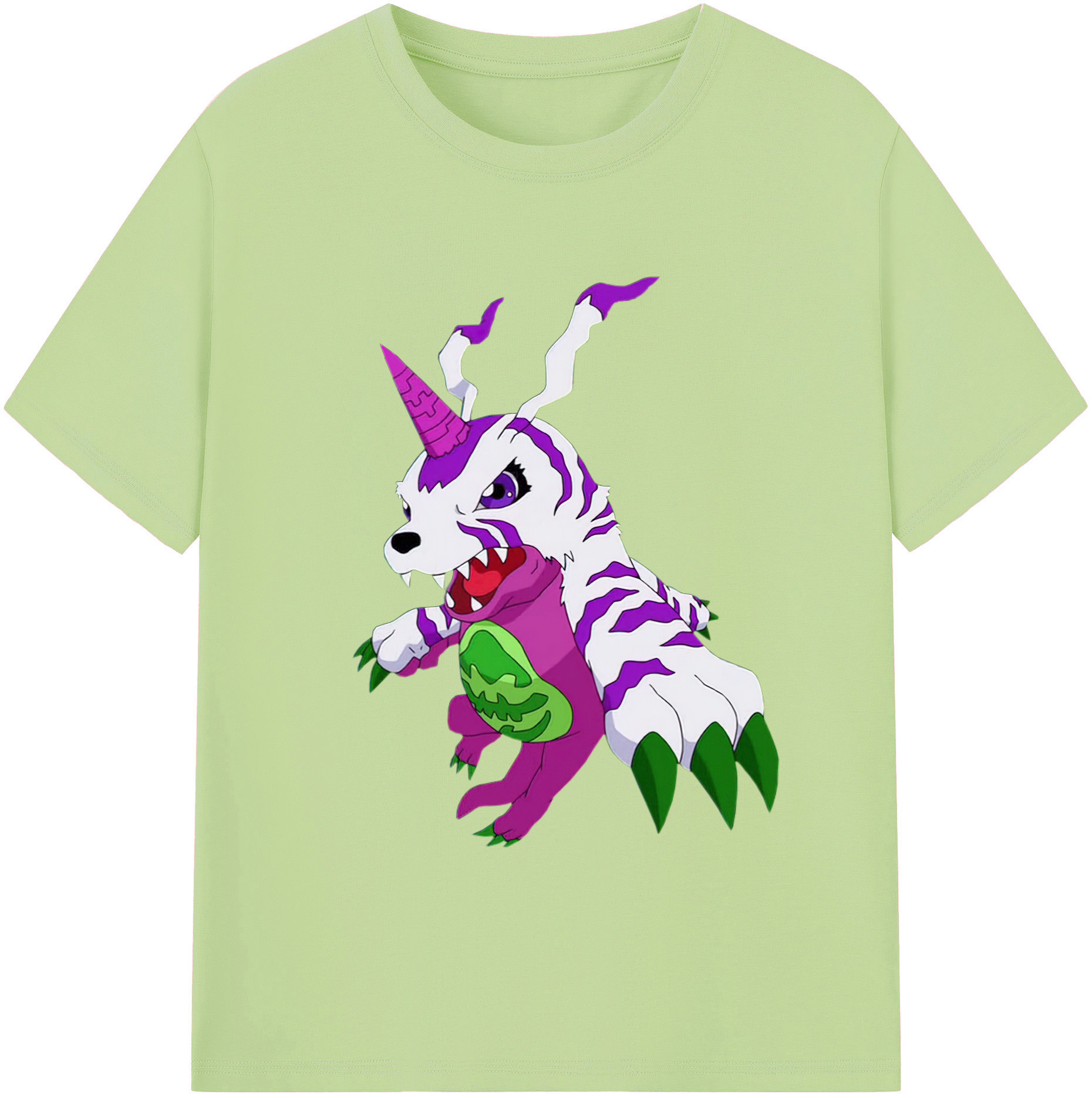 （画像用） Digimon デジタルモンスター/デジモン 綿100％半袖Tシャツ（フロントプリント）